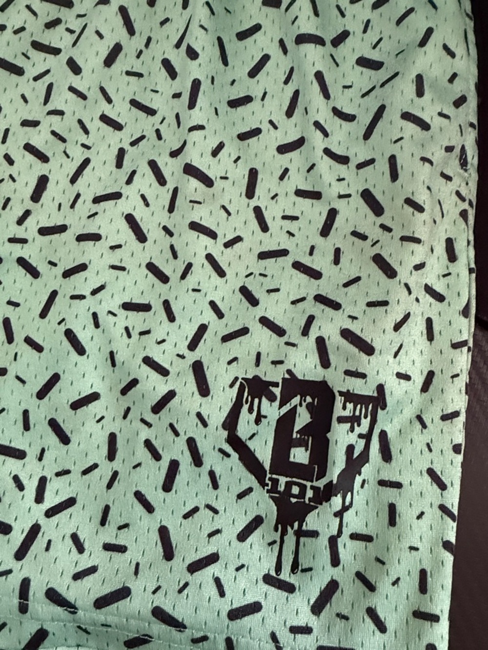 Baseball Lifestyle (B101) Mint Chip Shorts with Waffle Cone Accent (YXL)